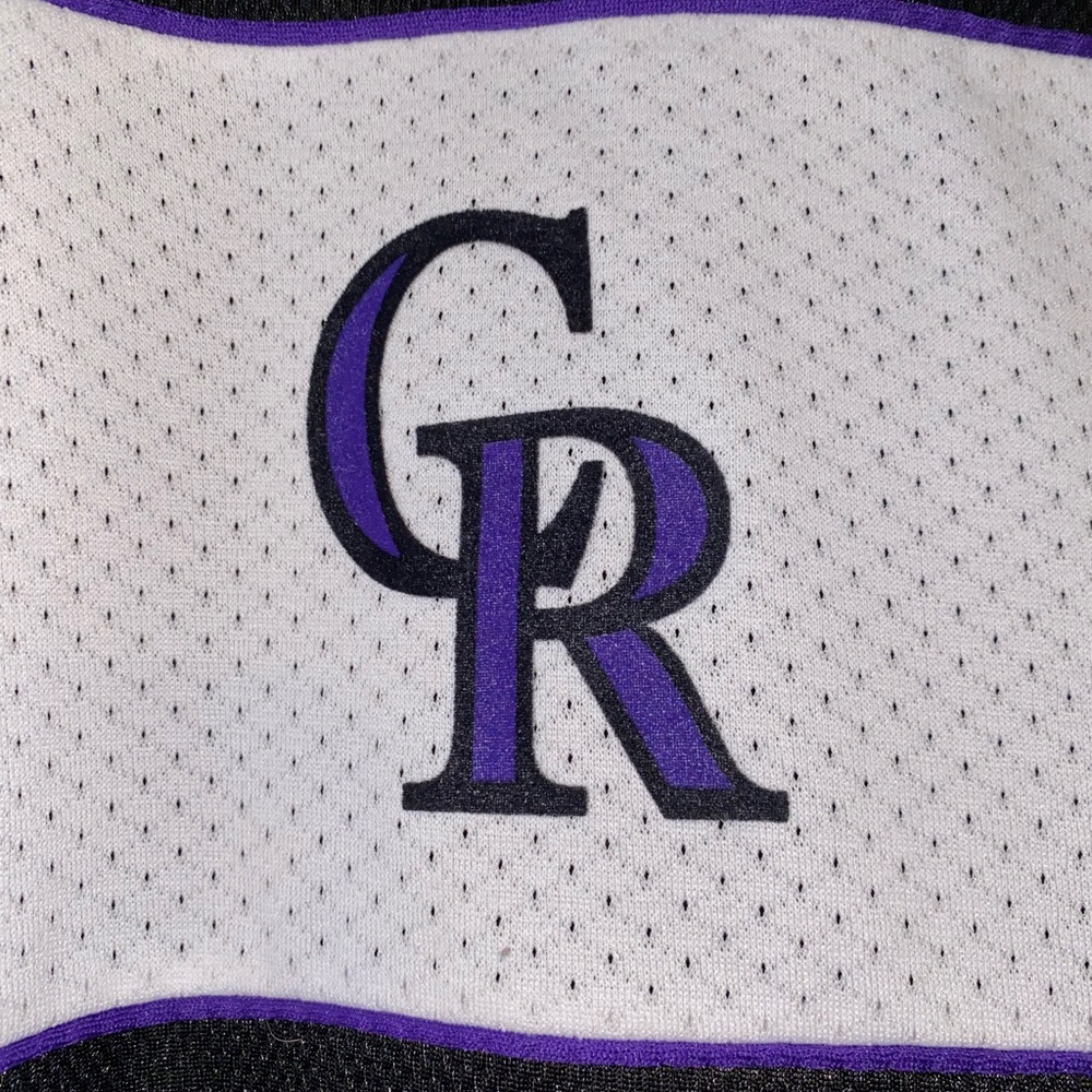 Majestic MLB Colorado Rockies Baseball Athletic Training Shirt | Size XL - Picture 4 of 8